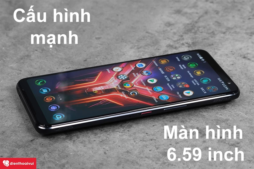 Asus ROG Phone 3 ZS661KS - Cấu h&igrave;nh mạnh mẽ, m&agrave;n h&igrave;nh 6.59 inch