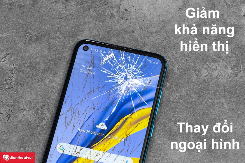 Trầy xước nặng màn hình và cách khắc phục hiệu quả