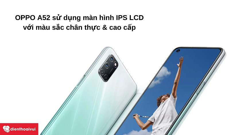 C&acirc;́u tạo của màn hình đi&ecirc;̣n thoại OPPO A52