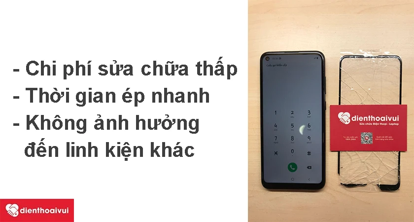 V&igrave; sao n&ecirc;n thay mặt k&iacute;nh Oppo A53 thay v&igrave; thay m&agrave;n h&igrave;nh mới