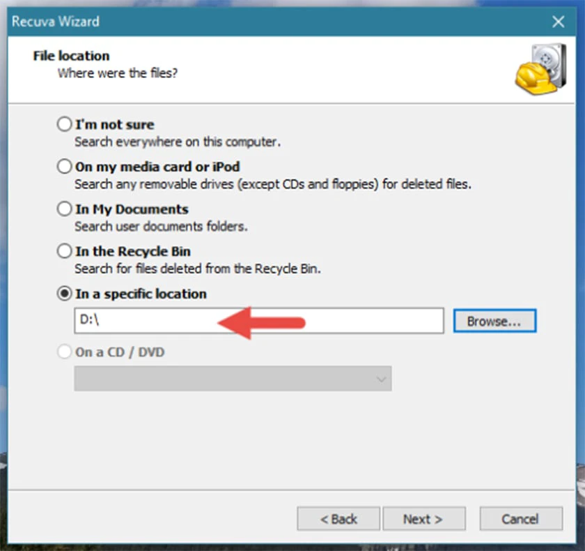Kh&ocirc;i phục file đ&atilde; x&oacute;a bằng phần mềm Recuva