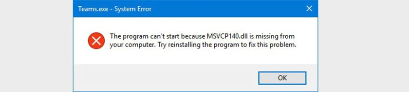 Lỗi msvcp140.dll l&agrave; g&igrave;?