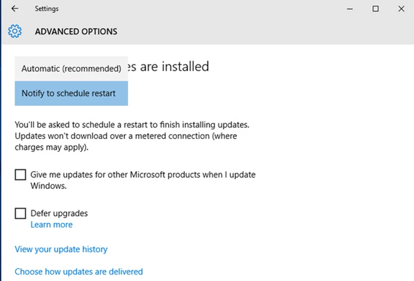 Tắt window update win 10 bằng Administrative Tools