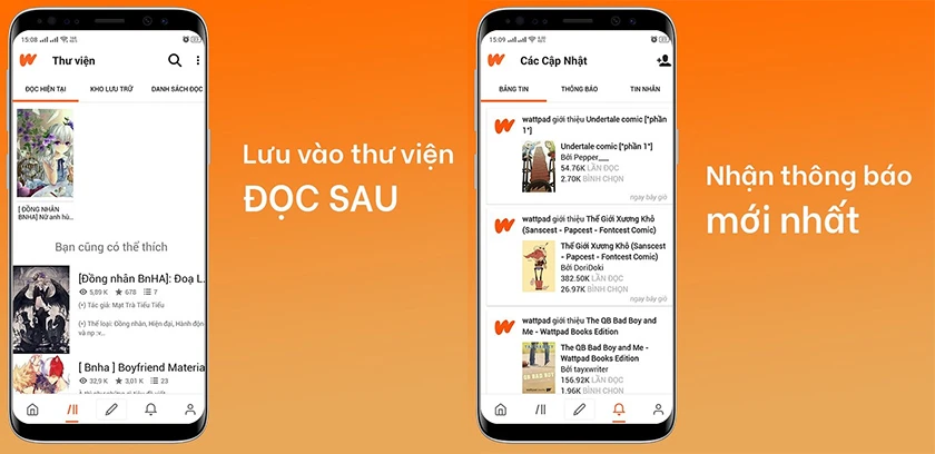 Một số t&iacute;nh năng nổi bật của Wattpad