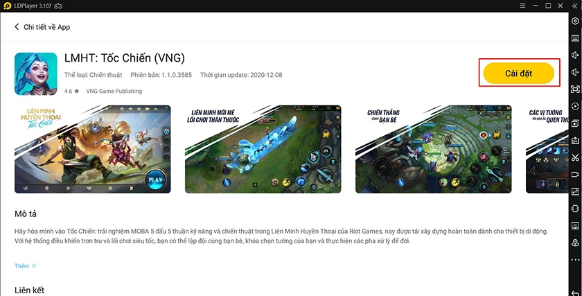 Chơi game Wild Rift tr&ecirc;n LD Player