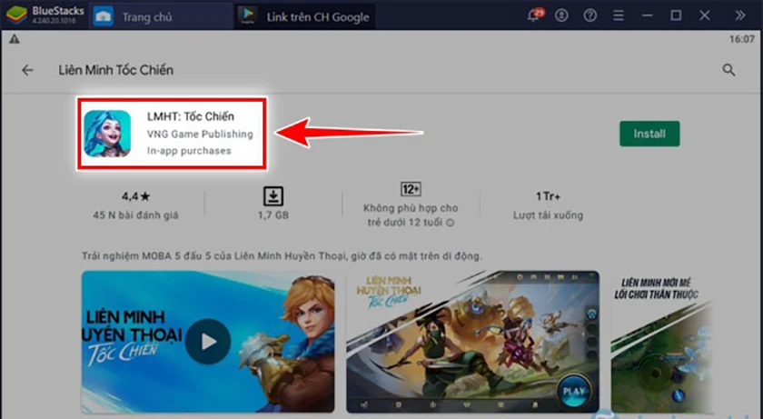C&aacute;ch tải game li&ecirc;n minh tốc chiến tr&ecirc;n m&aacute;y t&iacute;nh bằng BlueStacks
