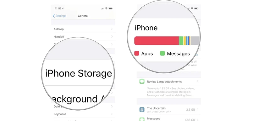 Chọn Dung lượng iPhone