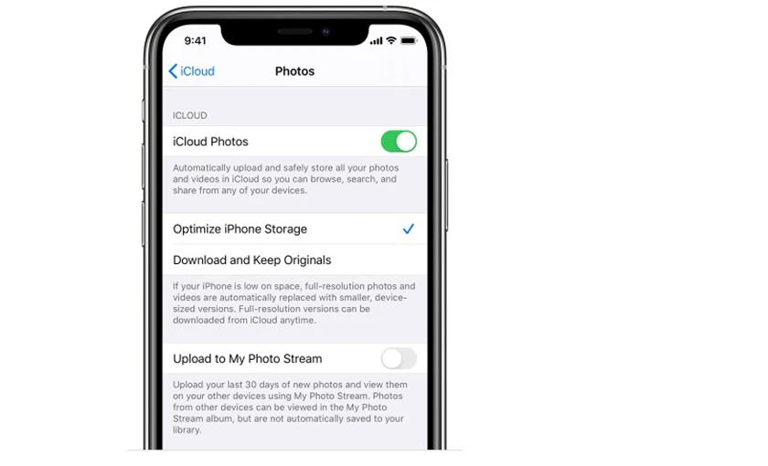 X&oacute;a dung lượng kh&aacute;c tr&ecirc;n iPhone qua thư viện h&igrave;nh ảnh v&agrave; video