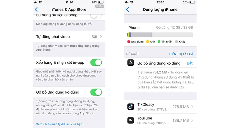 X&oacute;a thư viện h&igrave;nh ảnh v&agrave; video