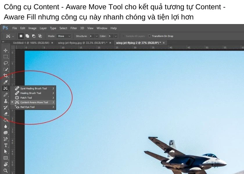Công cụ Content – Aware Move Tool