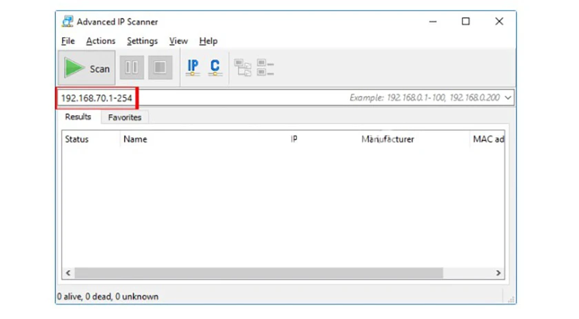 Phần mềm sẽ tự động nhận diện IP m&aacute;y t&iacute;nh