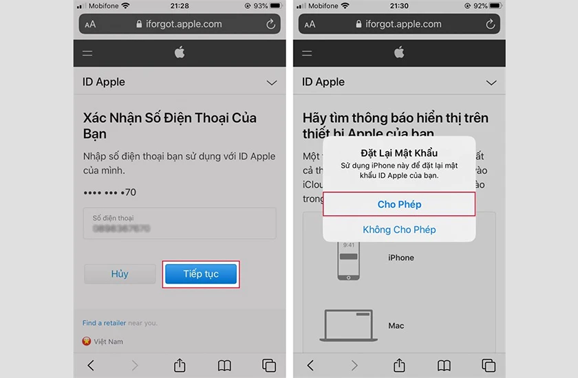 Qu&ecirc;n mật khẩu ID Apple v&agrave; c&aacute;ch kh&ocirc;i phục tr&ecirc;n điện thoại