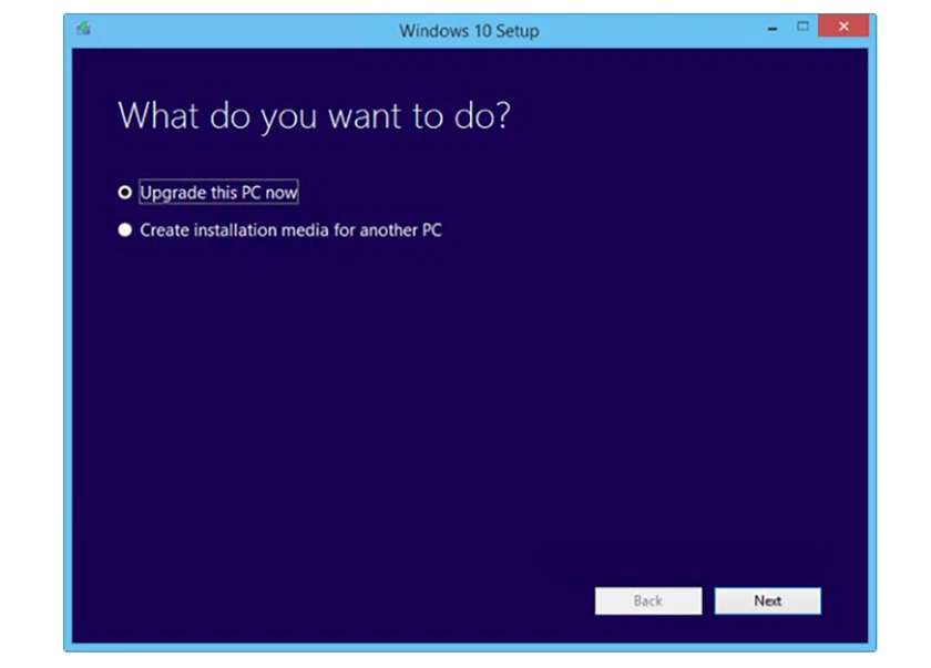n&acirc;ng cấp win 7 l&ecirc;n win 10 bằng Media Creation Tool