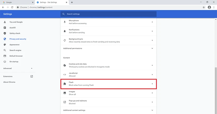 lỗi trình duyệt của bạn không hỗ trợ adobe flash player