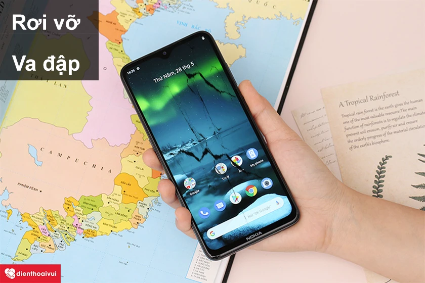 Nguy&ecirc;n nh&acirc;n v&agrave; c&aacute;ch khắc phục hư hỏng k&iacute;nh Nokia 5.3