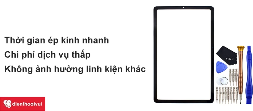&Eacute;p mặt k&iacute;nh Samsung Galaxy Tab S6 chất lượng, nhanh ch&oacute;ng tại Điện Thoại Vui