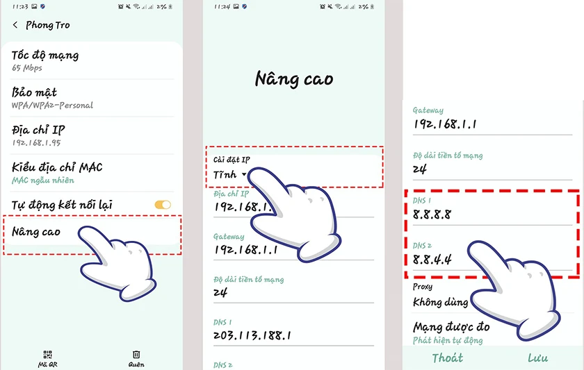 wattpat lỗi không vào được mạng trên điện thoại Android