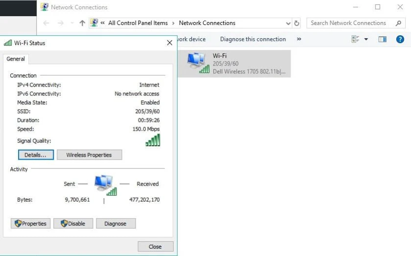 C&aacute;ch xem pass wifi win 10 đ&atilde; lưu bằng hộp thoại Run