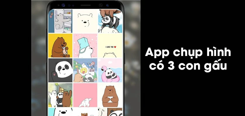 Nguồn gốc của chụp h&igrave;nh c&oacute; 3 con gấu tr&ecirc;n gương mặt
