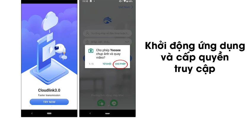 Hướng dẫn c&agrave;i đặt camera YooSee tr&ecirc;n điện thoại