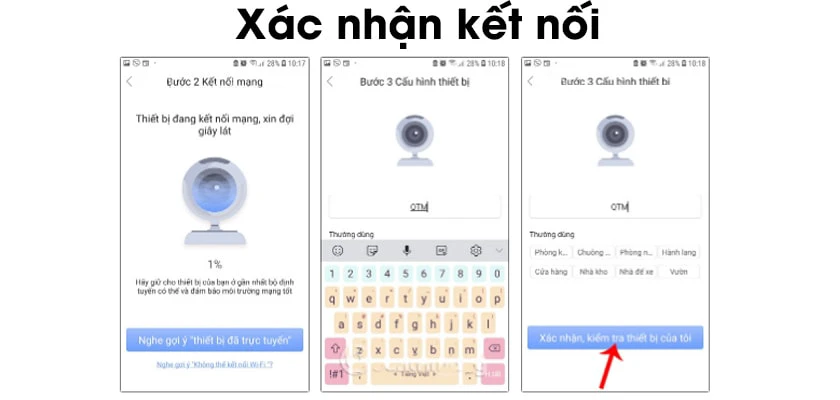 X&aacute;c nhận kết nối
