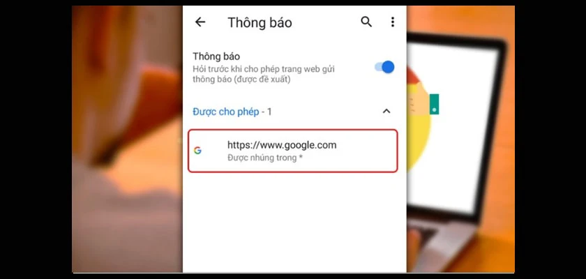 Hướng dẫn chi tiết cách tắt thông báo google chrome trên điện thoại