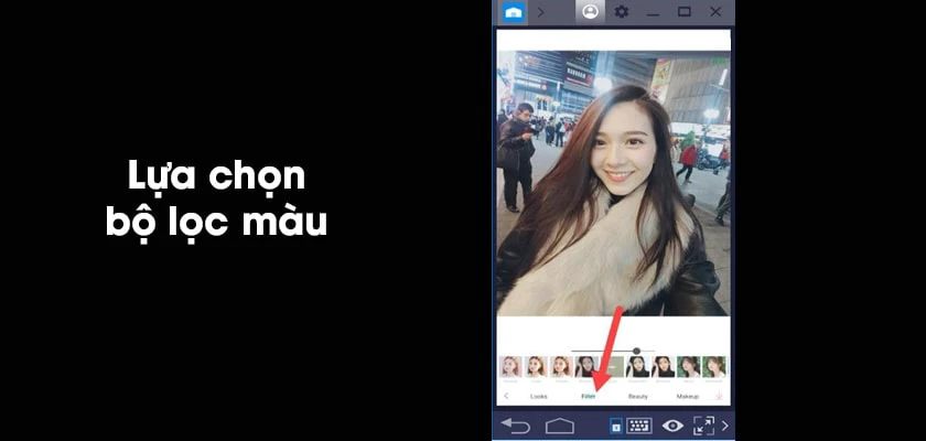 lựa chọn bộ lọc m&agrave;u