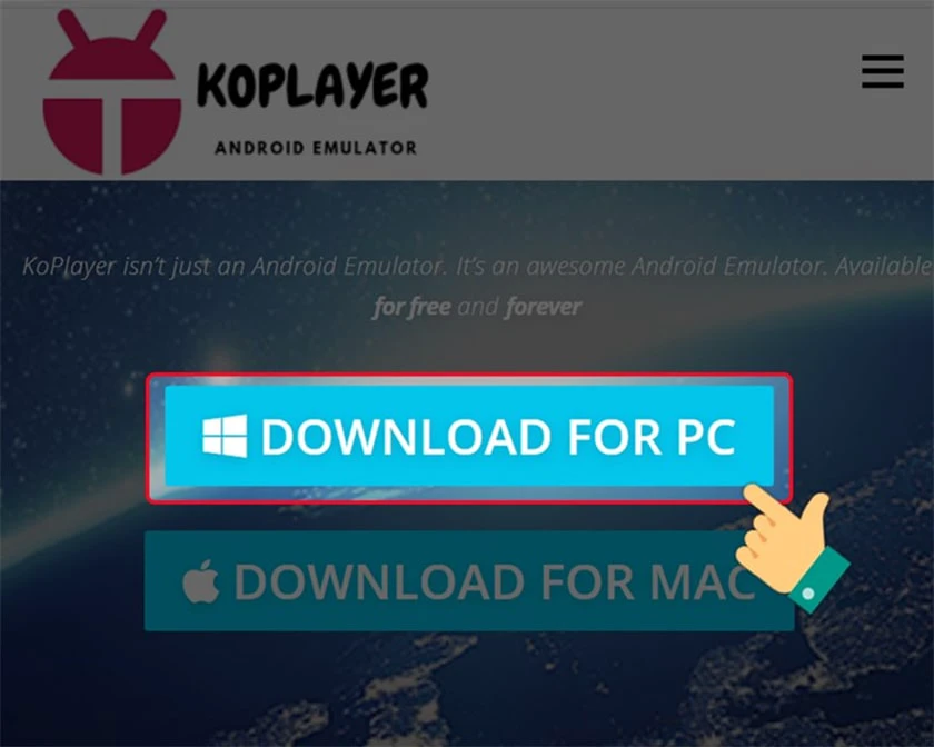 Phần mềm giả lập android nhẹ cho m&aacute;y yếu - KOPlayer