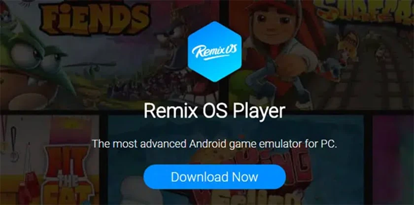 Phần mềm giả lập android nhẹ cho m&aacute;y yếu Remix OS Player