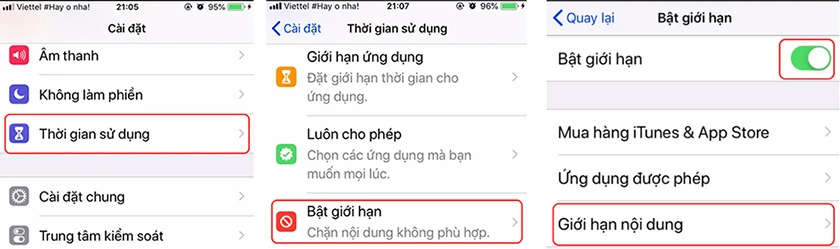 Cách chặn web đen trên điện thoại iPhone