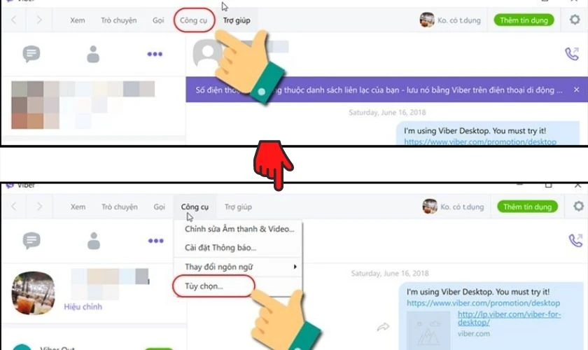 Hướng dẫn c&aacute;ch đăng xuất Viber tr&ecirc;n m&aacute;y t&iacute;nh