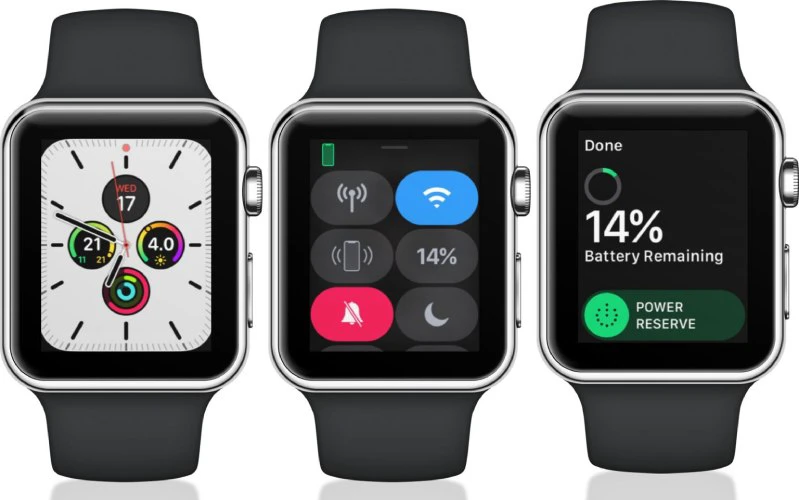 kiểm tra pin apple watch