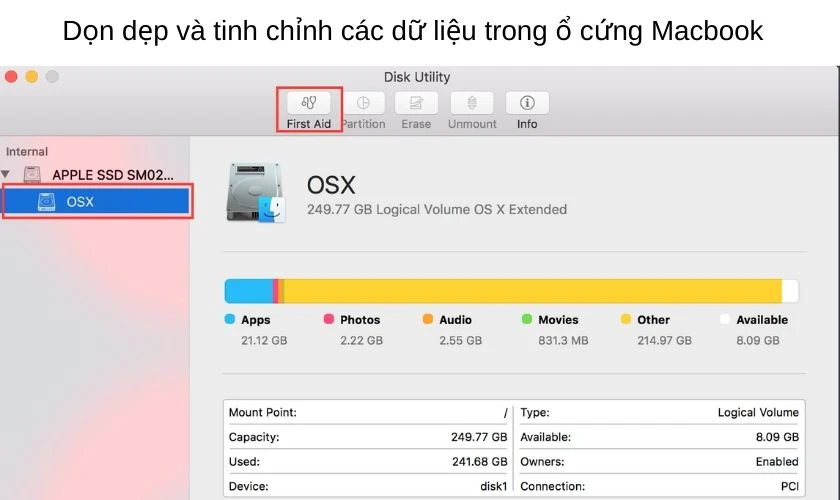 C&aacute;ch khắc phục khi Macbook bị chậm