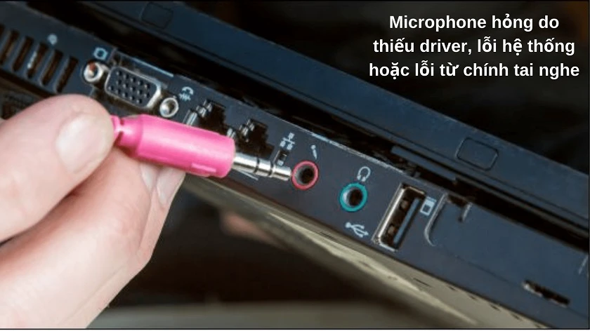 Nguy&ecirc;n nh&acirc;n d&acirc;̃n đ&ecirc;́n l&ocirc;̃i m&aacute;y t&iacute;nh kh&ocirc;ng nhận microphone win 7