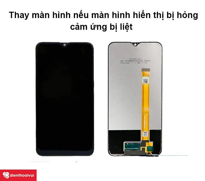 Ph&acirc;n biệt thay mặt k&iacute;nh v&agrave; thay m&agrave;n h&igrave;nh Oppo A5 2018