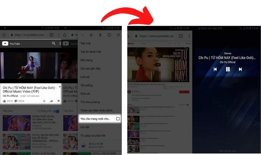 ứng dụng nghe nhạc youtube tắt m&agrave;n h&igrave;nh