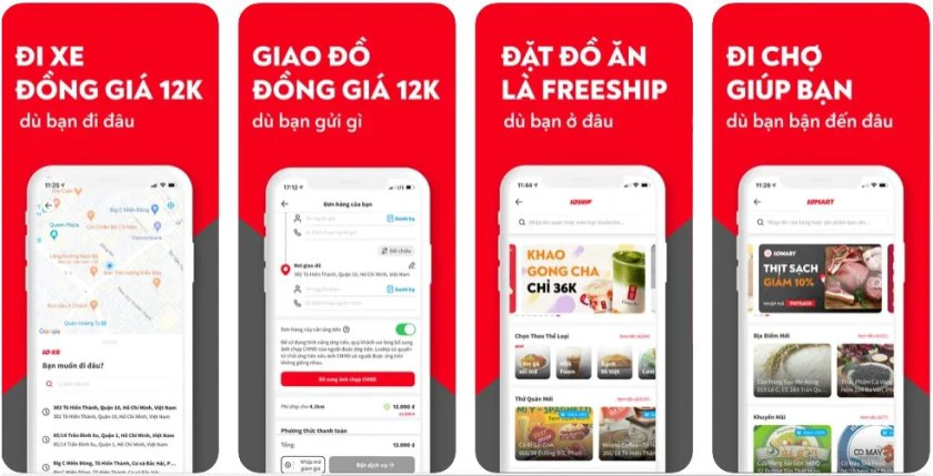 Ứng dụng giao đồ ăn nhanh Loship