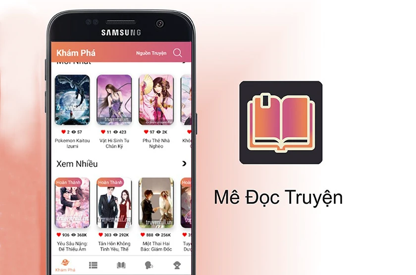 Ứng dụng m&ecirc; đọc truyện
