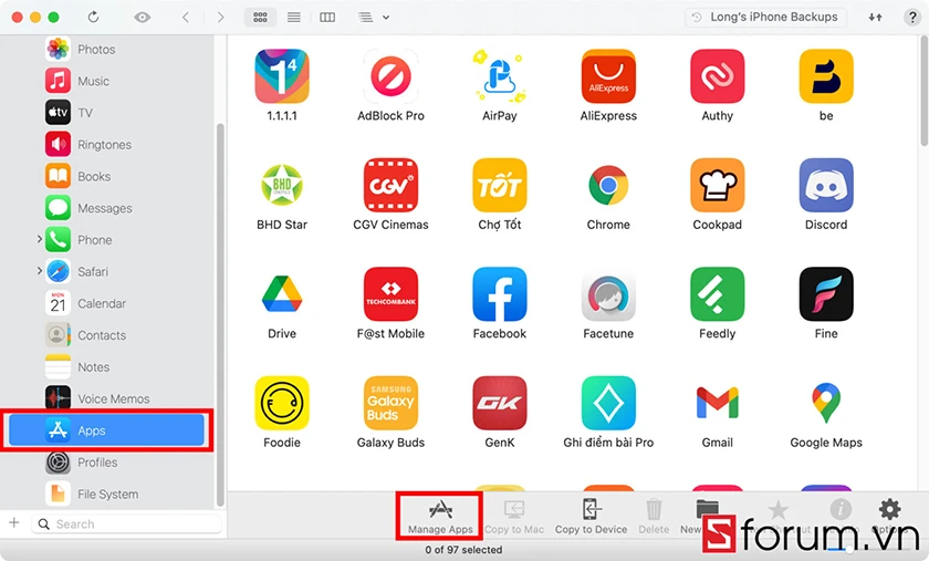 Cài ứng dụng iOS qua phần mềm iMazing