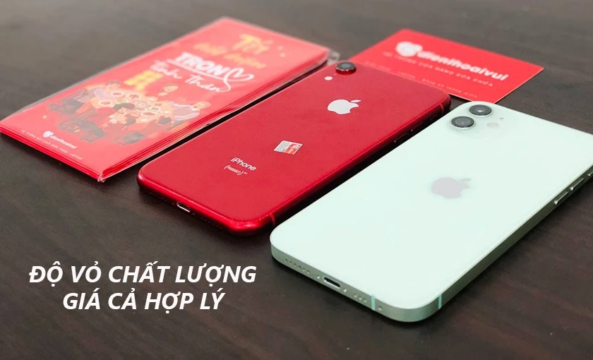Độ vỏ điện thoại iPhone giá bao nhiêu