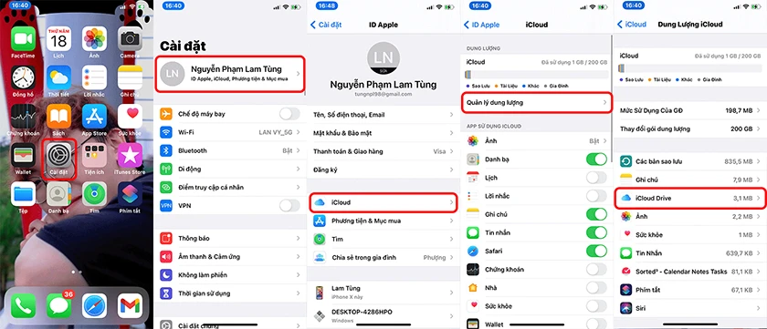 X&oacute;a c&aacute;c bản sao lưu