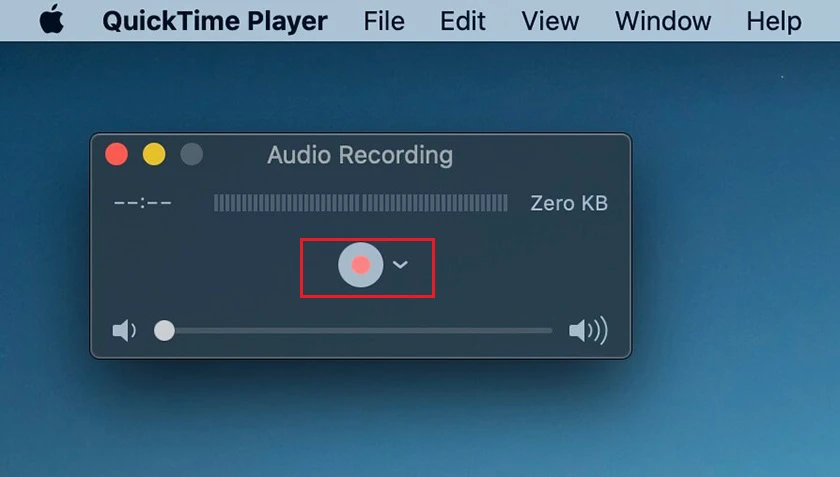 cách Ghi &acirc;m tr&ecirc;n Macbook bằng ph&acirc;̀n m&ecirc;̀m QuickTime Player