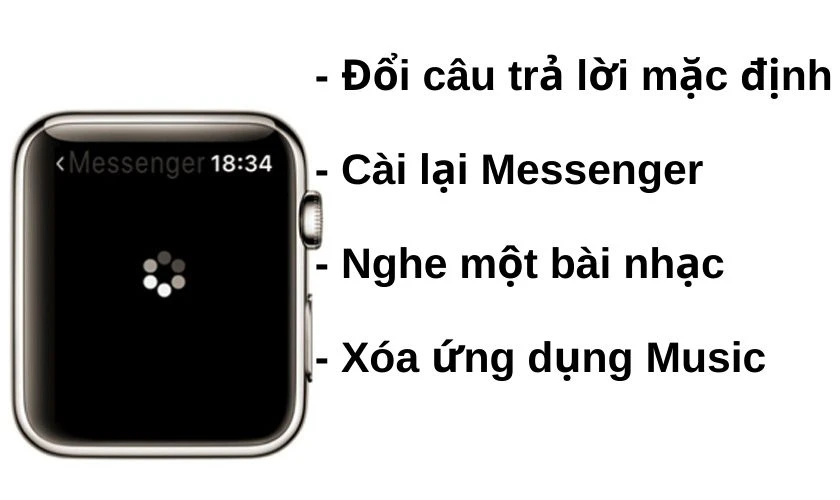 Cài đặt lại Messenger trên iPhone của bạn khi apple watch không hiện thông báo messenger
