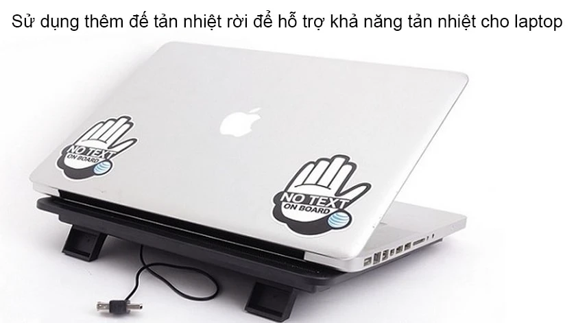 Sử dụng th&ecirc;m đế tản nhiệt