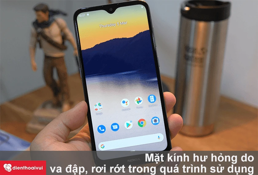 Phần biệt giữ thay màn hình Nokia 2.3 và ép mặt kính Nokia 2.3