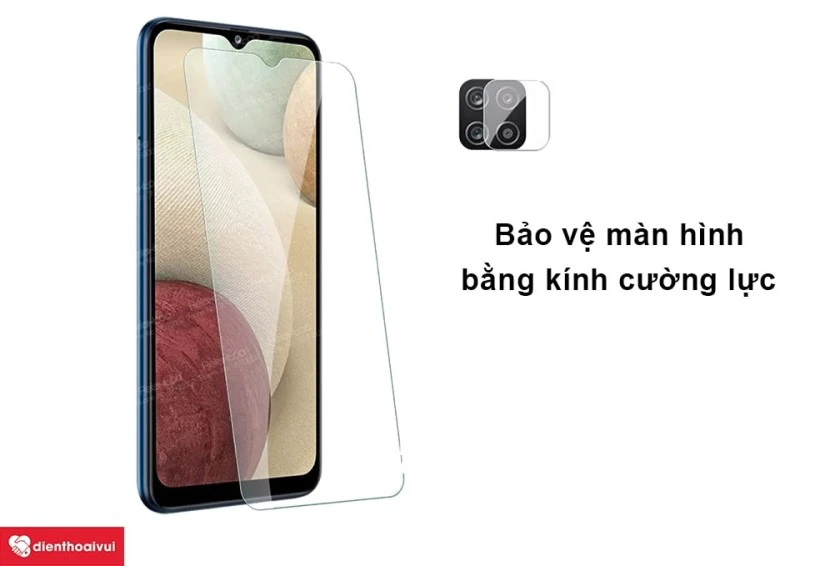C&aacute;ch bảo vệ m&agrave;n h&igrave;nh Samsung Galaxy A12