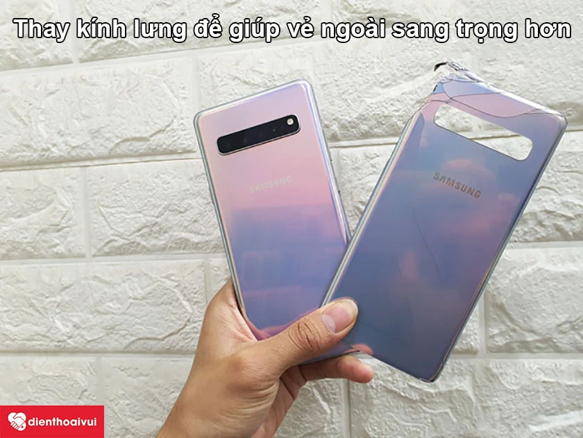 C&oacute; n&ecirc;n thay k&iacute;nh lưng Samsung Galaxy S10 5G kh&ocirc;ng?