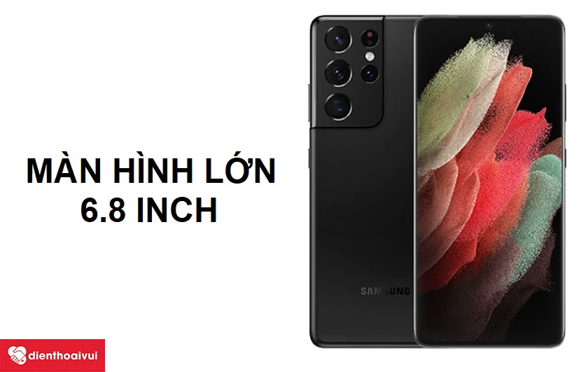 M&agrave;n h&igrave;nh k&iacute;ch thước lớn, 6.8 inch