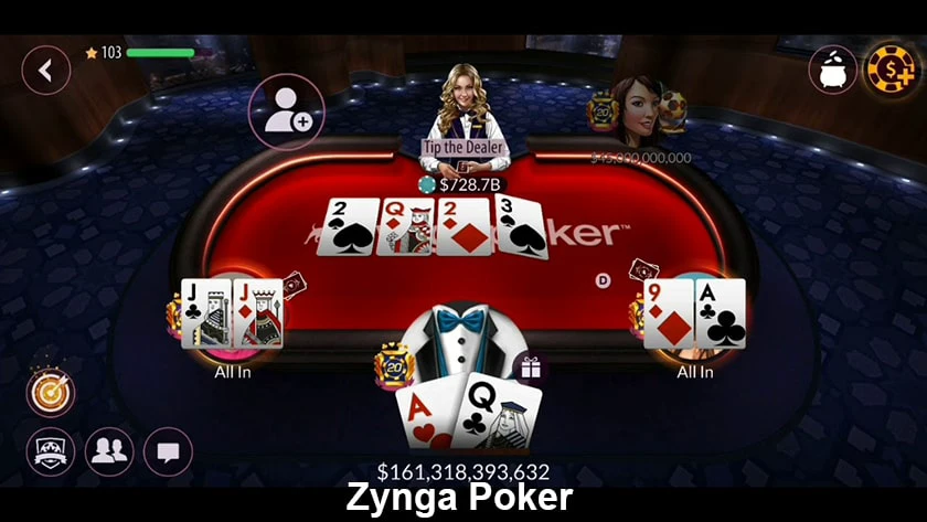 Zynga Poker - Ứng dụng Game Poker chuy&ecirc;n nghiệp