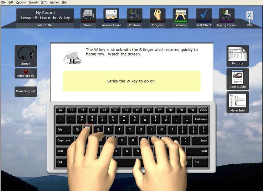 Phần mềm luyện chữ cho người mới UltraKey 6